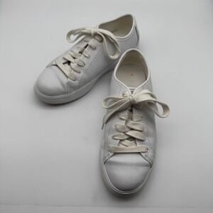 Cole Haan Grand.OS Leather‎ Sneakers Sz 6 White Casual Comfort Everyday Shoes